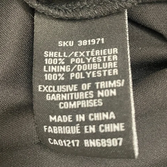 Elegant Sleeveless Black Floral Blouse Lined Ruched High Neck Back Zipper Sz XS - Picture 3 of 11